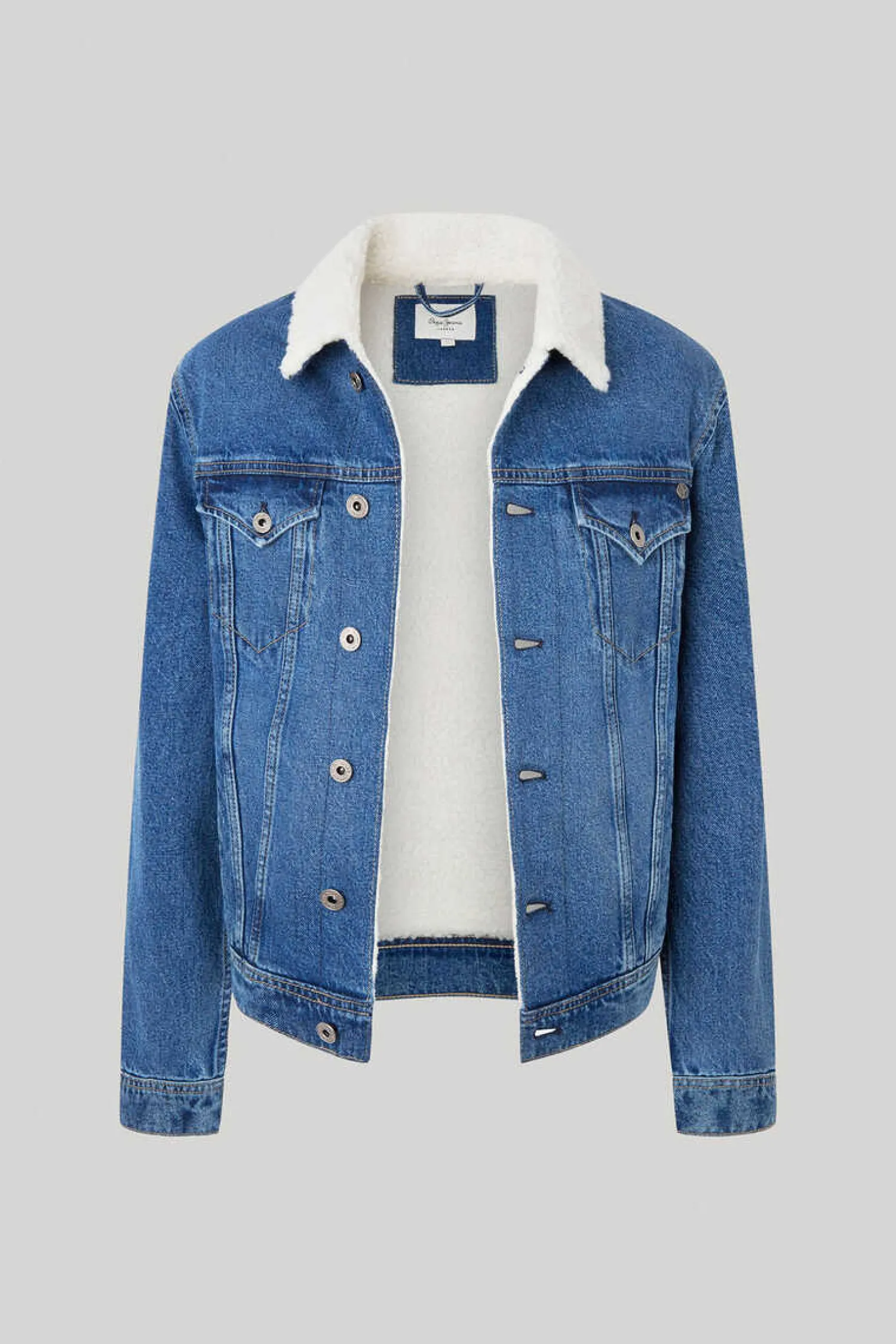 Pepe Jeans Blusoes E Casacos-Blusao Denim Forro La