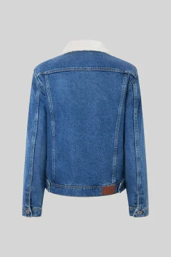 Pepe Jeans Blusoes E Casacos-Blusao Denim Forro La