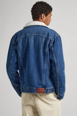 Pepe Jeans Blusao Denim La Azulado Sale