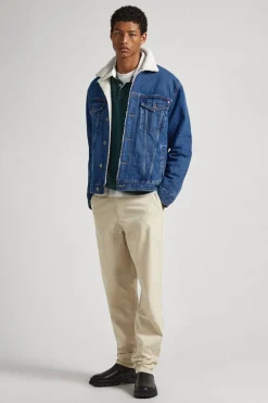 Pepe Jeans Blusao Denim La Azulado Sale