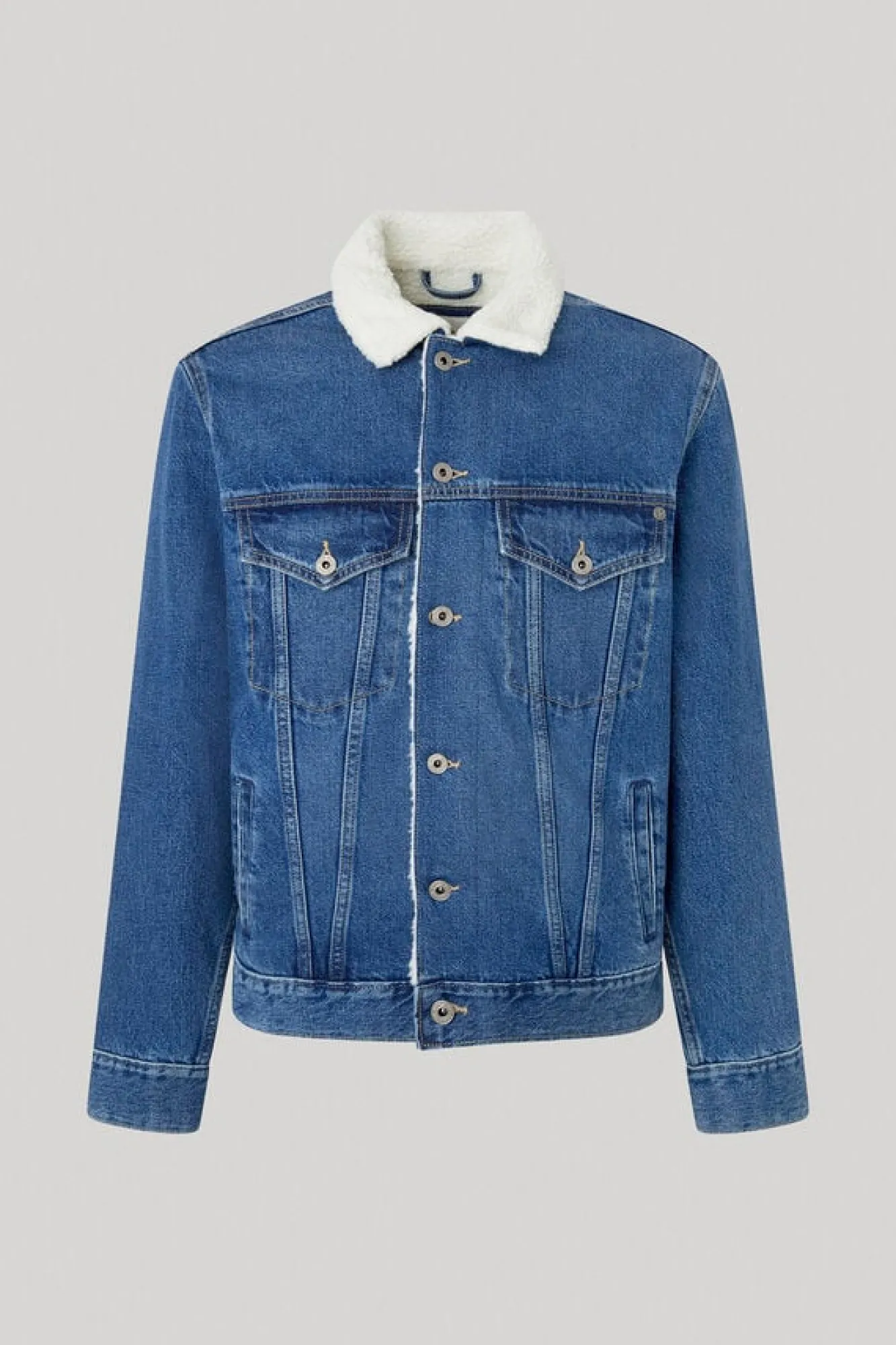 Pepe Jeans Blusao Denim La Azulado Sale