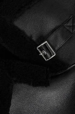 Jack & Jones Blusoes E Casacos-Blusao Estilo Aviador De Mulher Tipo Borrego