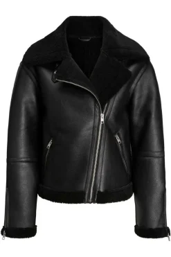 Jack & Jones Blusoes E Casacos-Blusao Estilo Aviador De Mulher Tipo Borrego