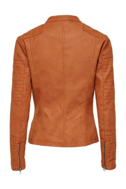 Only Blusoes E Casacos-Blusao Estilo Biker Com Fecho-Eclair