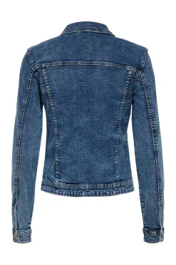 Only Blusoes E Casacos-Blusao Jeans Em Azul