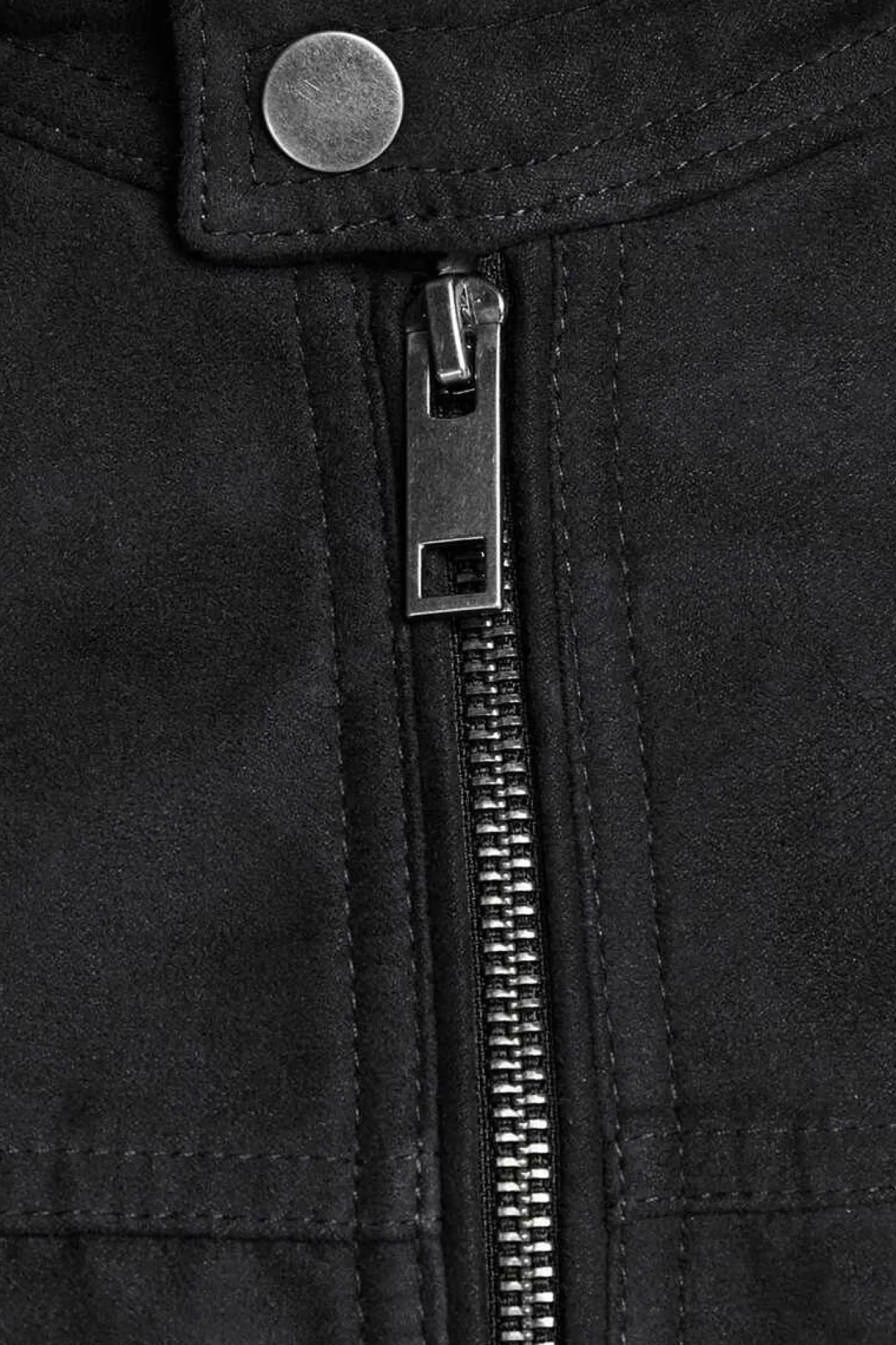 Jack & Jones Blusao Motard Efeito Couro Preto Best