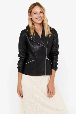 Cortefiel Blusoes E Casacos-Blusao Pele Biker