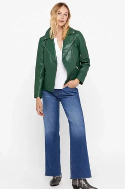 Cortefiel Blusoes E Casacos-Blusao Pele Biker