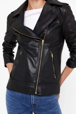 Cortefiel Blusoes E Casacos-Blusao Pele Biker