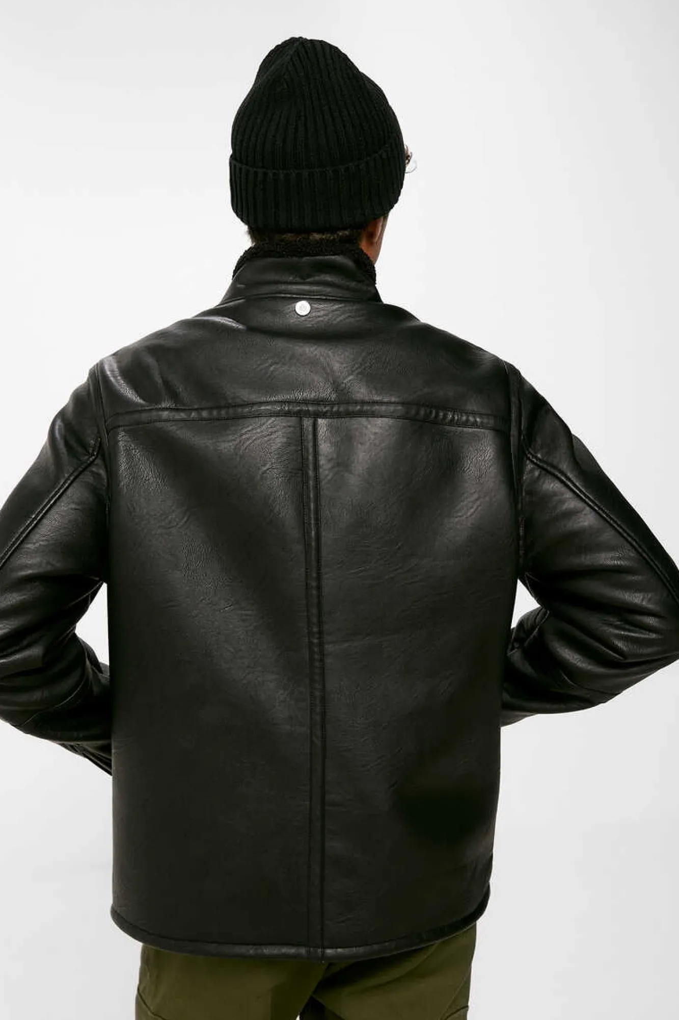 Springfield Blusao Perfeito Dupla Face Preto Discount