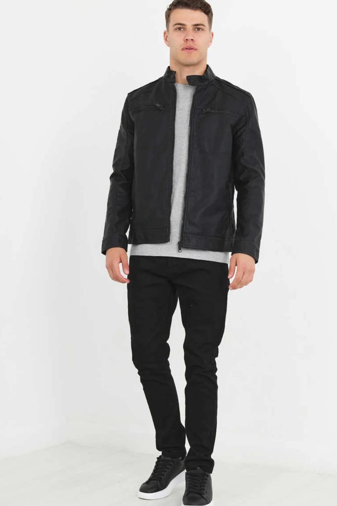 Brave Soul Blusao Polipele Preto