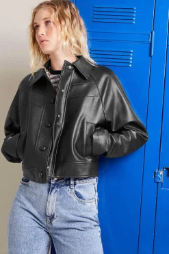 Pimkie Blusoes E Casacos-Blusao Polipele Abotoado