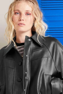 Pimkie Blusoes E Casacos-Blusao Polipele Abotoado