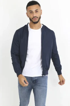 Brave Soul Bomber Com Fecho-Eclair Marinho Hot