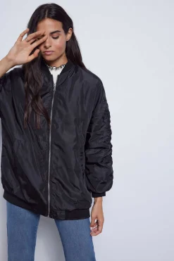 Slowlove Blusoes E Casacos-Bomber Oversize