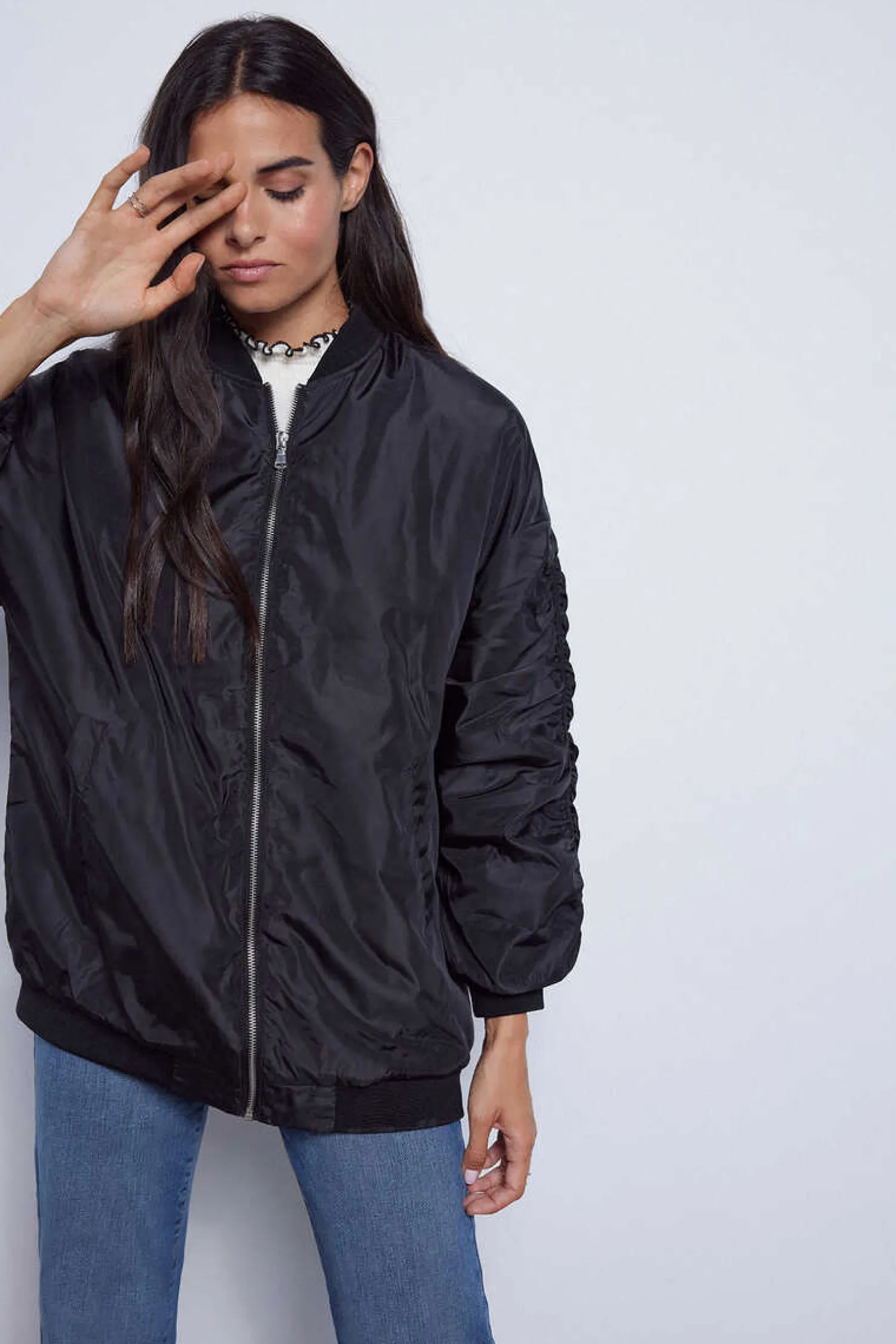 Slowlove Blusoes E Casacos-Bomber Oversize