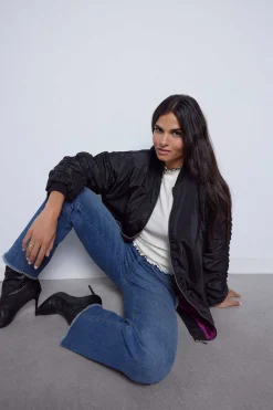 Slowlove Blusoes E Casacos-Bomber Oversize