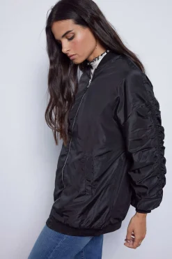 Slowlove Blusoes E Casacos-Bomber Oversize