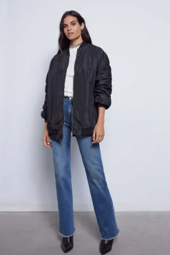 Slowlove Blusoes E Casacos-Bomber Oversize