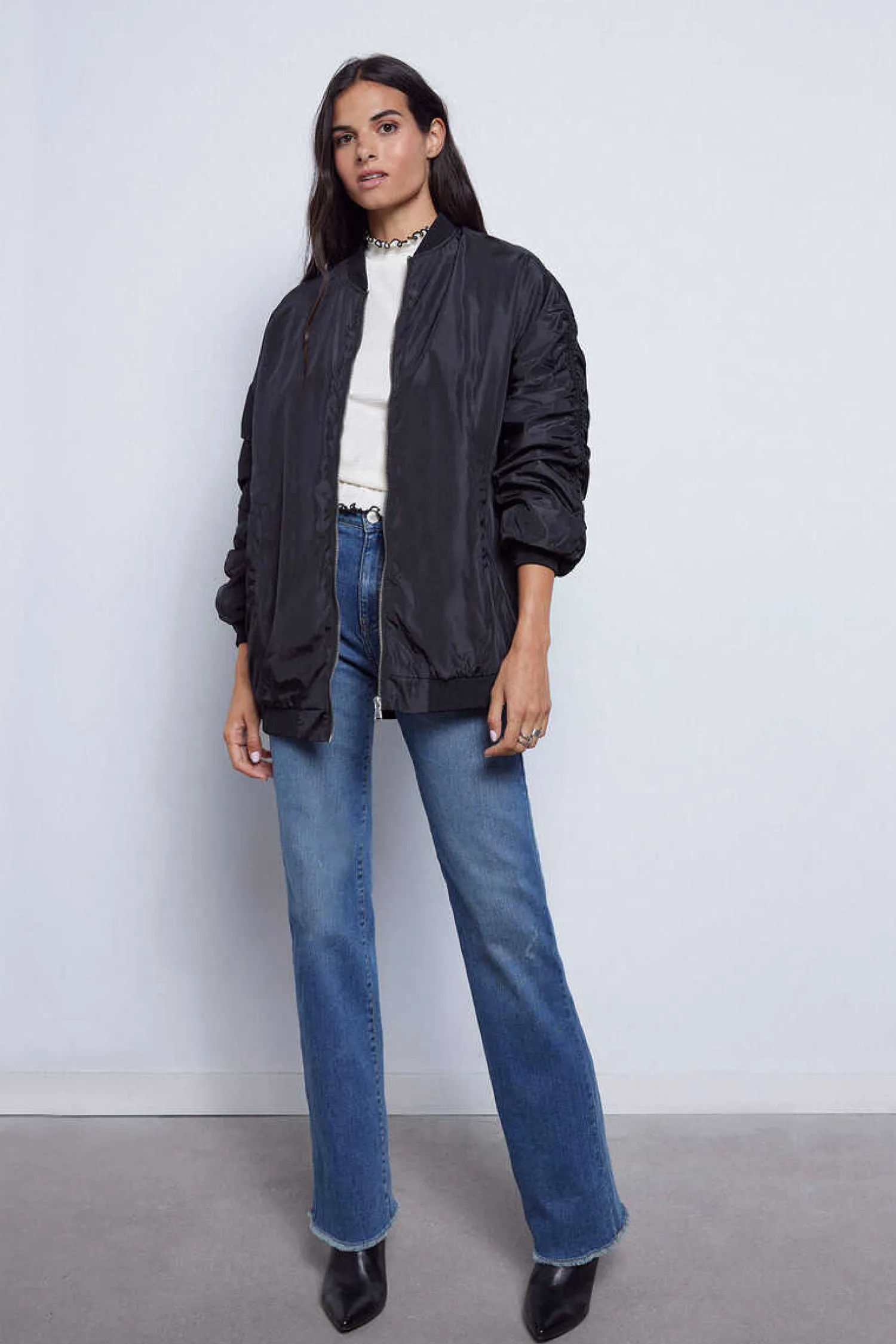 Slowlove Blusoes E Casacos-Bomber Oversize