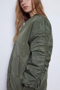 Slowlove Blusoes E Casacos-Bomber Oversize