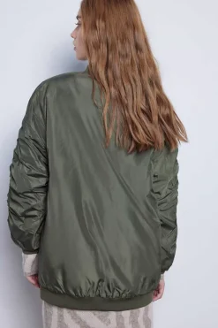 Slowlove Blusoes E Casacos-Bomber Oversize