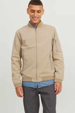 Jack & Jones Bomber Repelente A Agua Beige Discount