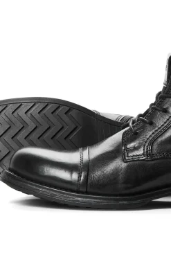 Jack & Jones Bota Pele Sola Track Preto New