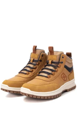 Xti Botim De Homem Em Preto Torrado