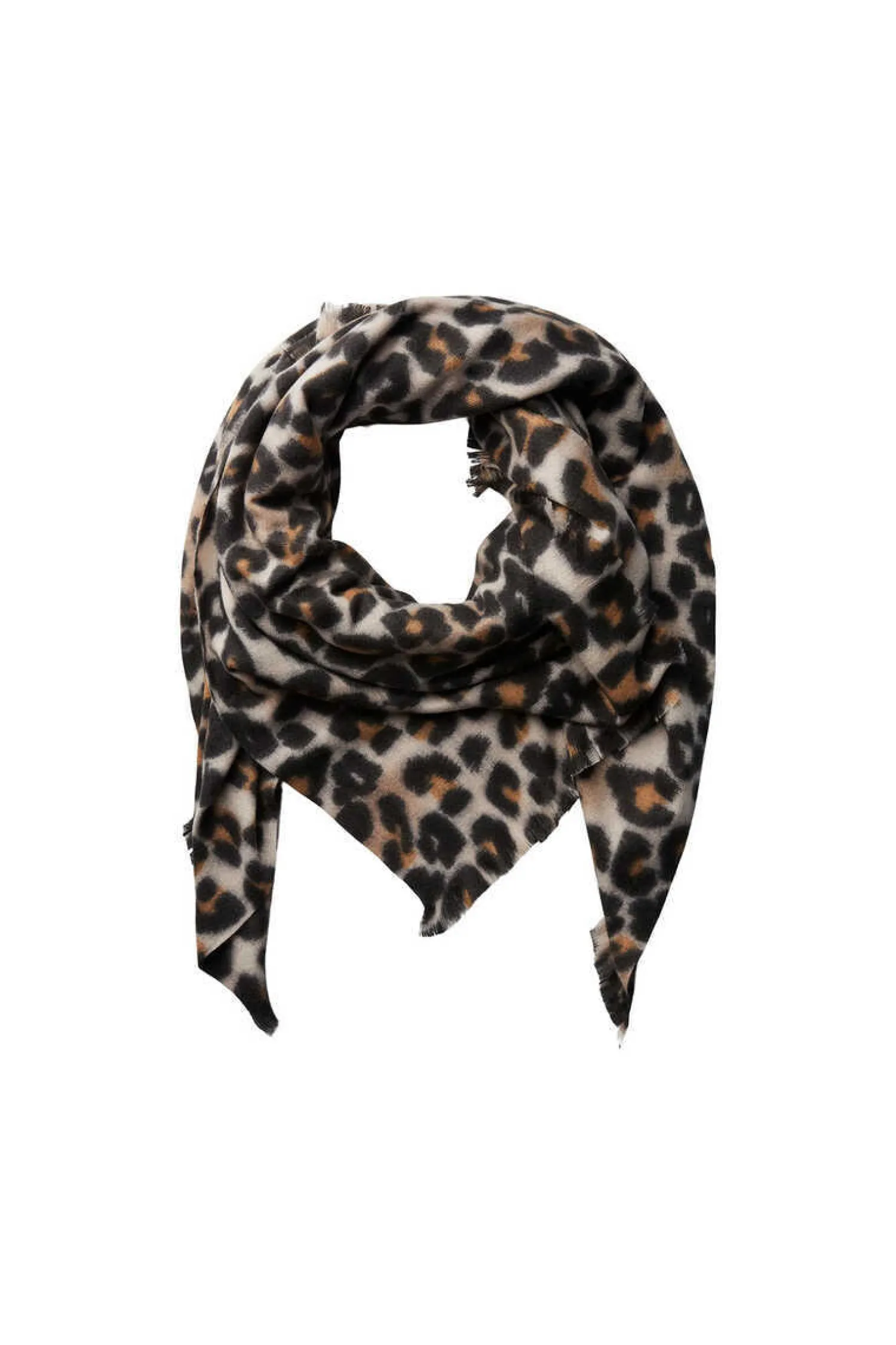 Pieces Cachecois-Cachecol Comprido Com Estampado Print