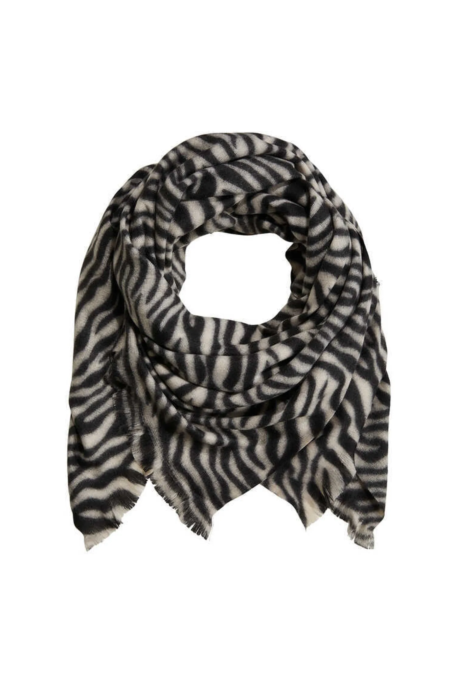 Pieces Cachecois-Cachecol Comprido Com Estampado Print