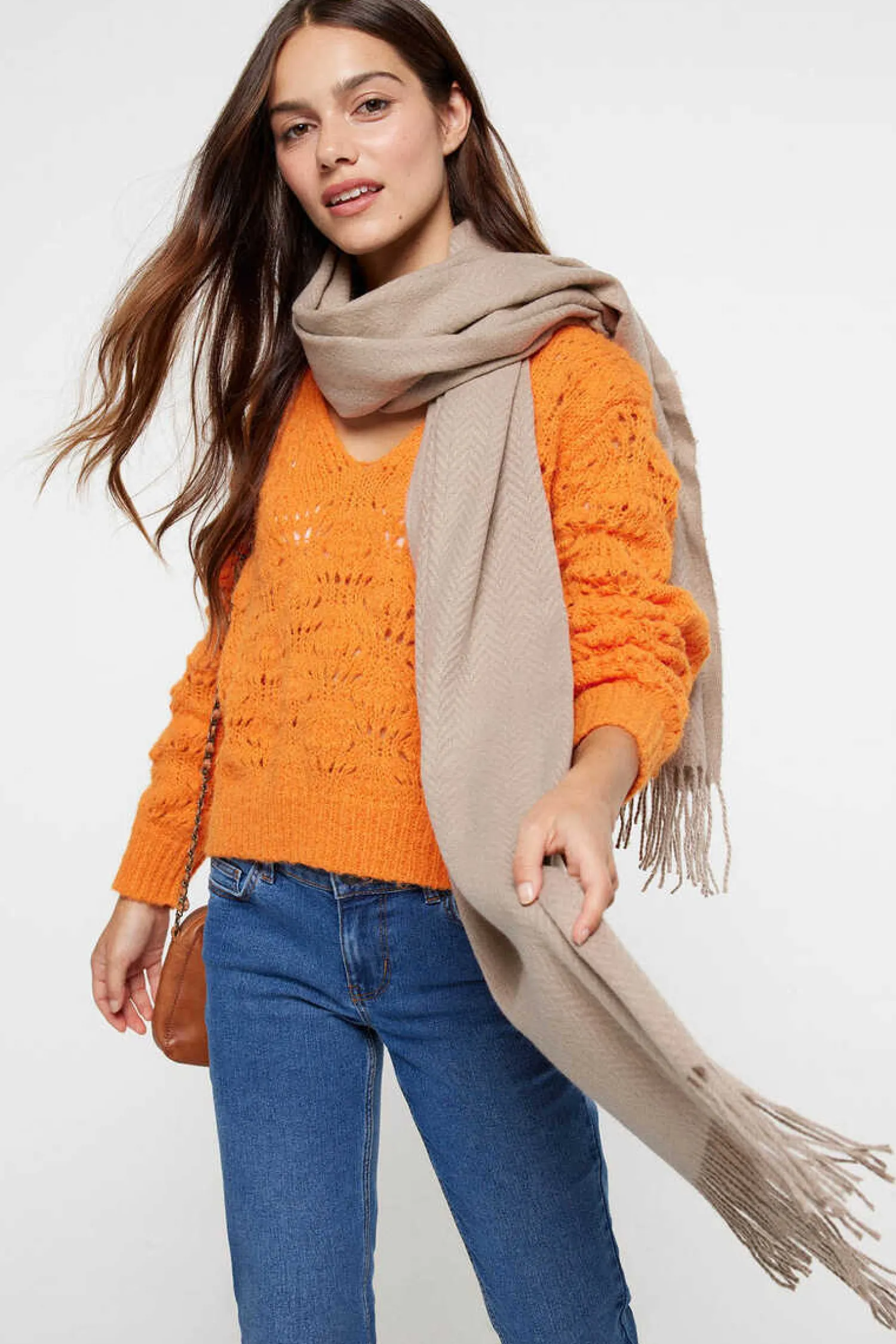 Pieces Cachecois-Cachecol Cor Block