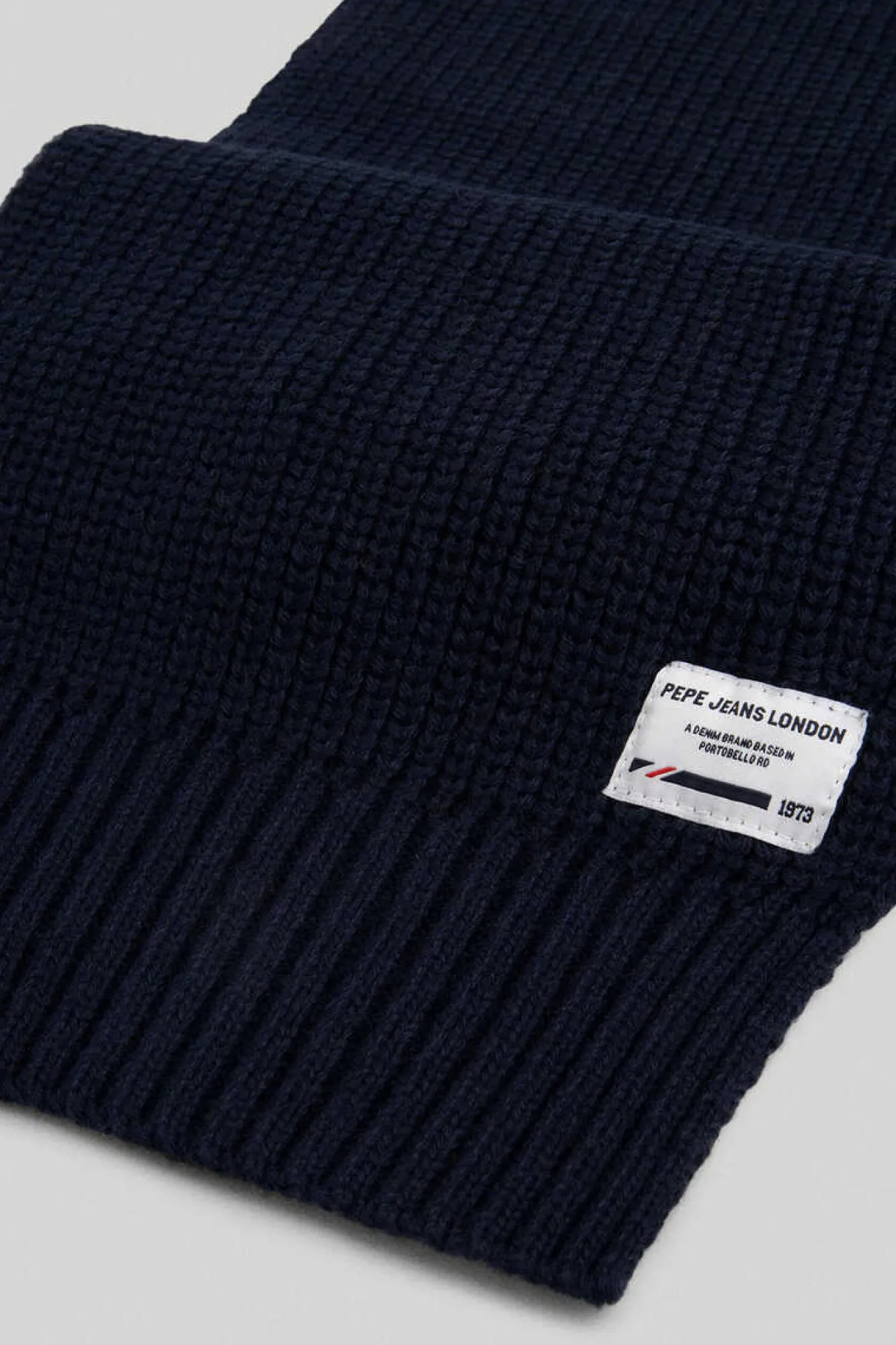 Pepe Jeans Cachecol Malha Canelada Marinho Best