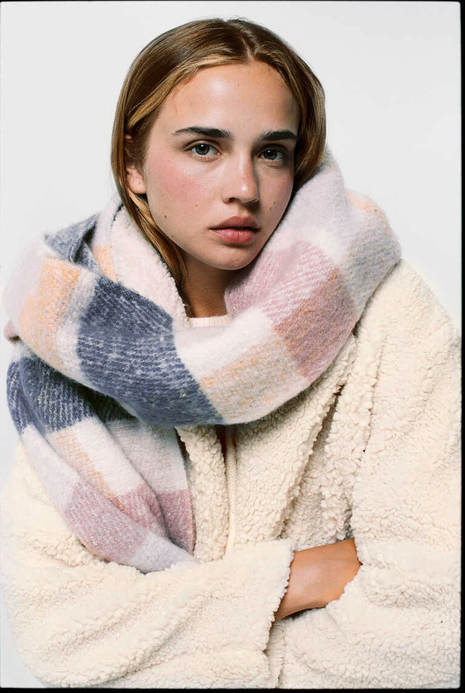 Springfield Cachecois-Cachecol Quadrados Pastel