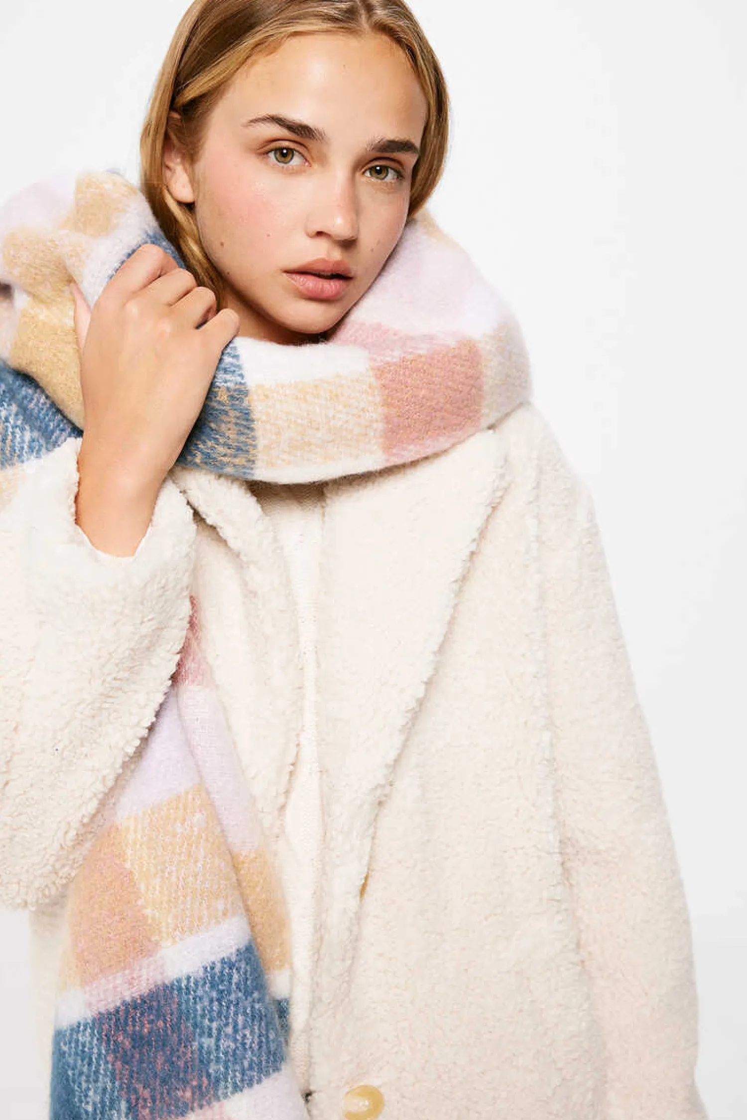 Springfield Cachecois-Cachecol Quadrados Pastel