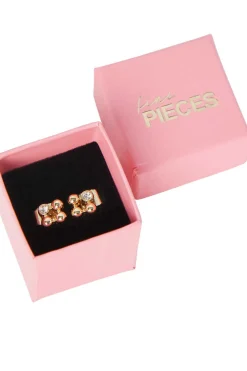 Pieces Bijuteria-Caixa De Brincos Em Forma De Quadrado.