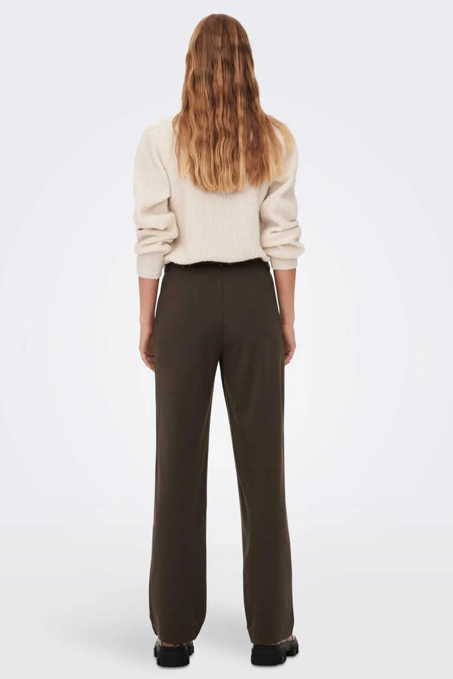 JDY Calcas-Calca Corte Reto De Cintura Media