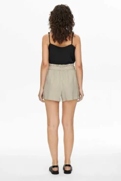 JDY Calcas-Calca Curta De Linho