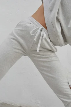 Dash and Stars Joggers-Calca Jogger 100% Algodao Gris