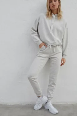 Dash and Stars Joggers-Calca Jogger 100% Algodao Gris