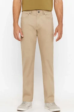 Cortefiel Calcas 5 Bolsos Corte Ajustado Tostado Best