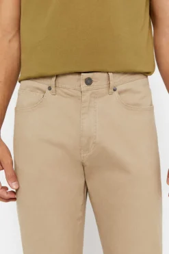 Cortefiel Calcas 5 Bolsos Corte Ajustado Tostado Best