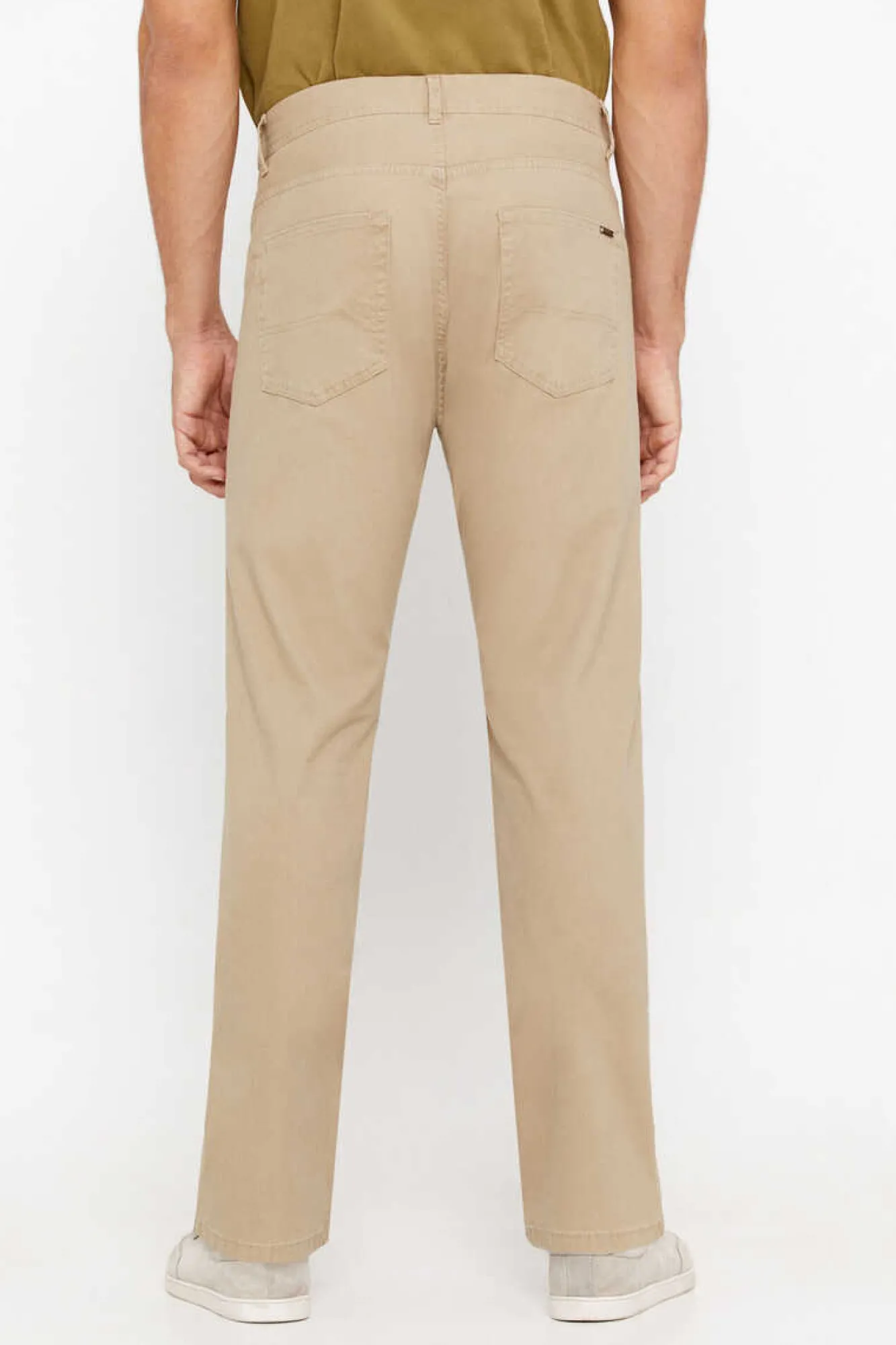 Cortefiel Calcas 5 Bolsos Corte Ajustado Tostado Best