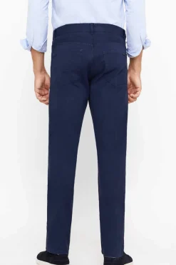 Cortefiel Calcas 5 Bolsos Corte Ajustado Azul New