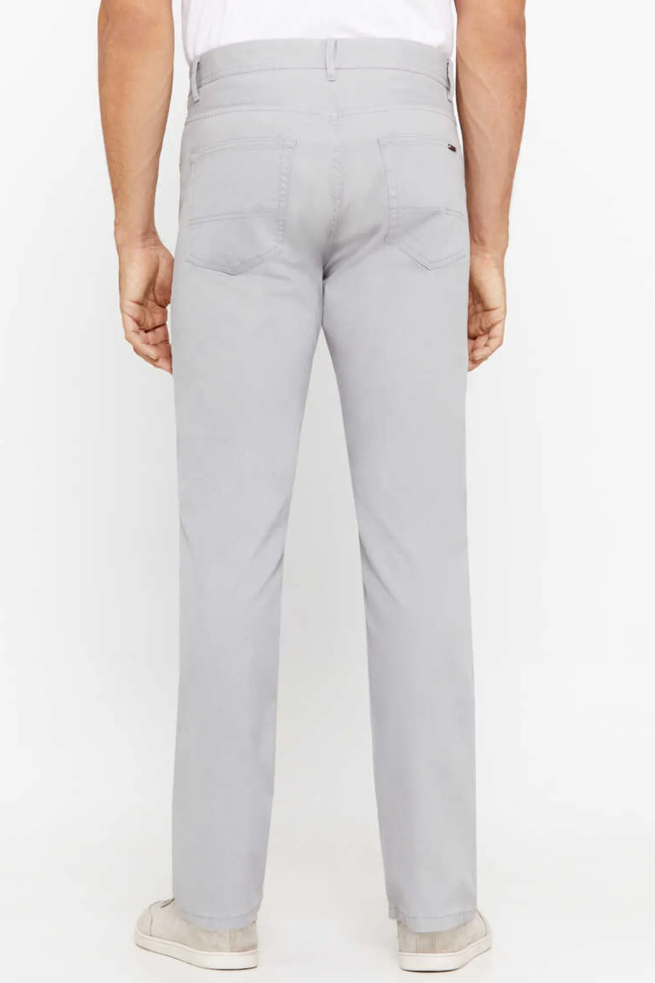 Cortefiel Calcas 5 Bolsos Corte Ajustado Cinzento Outlet