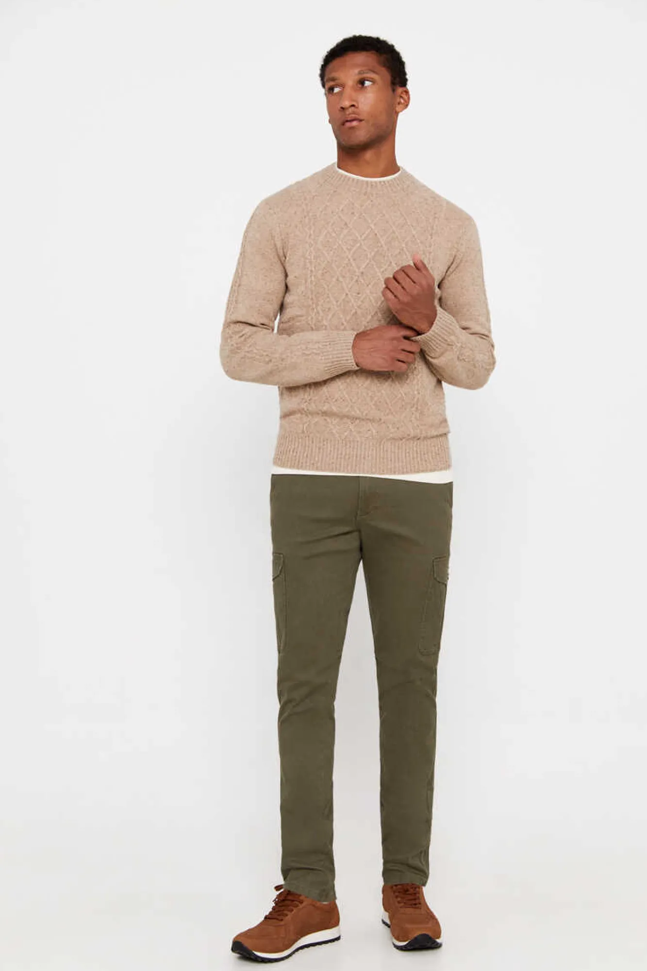 Cortefiel Calcas Cargo Verde New