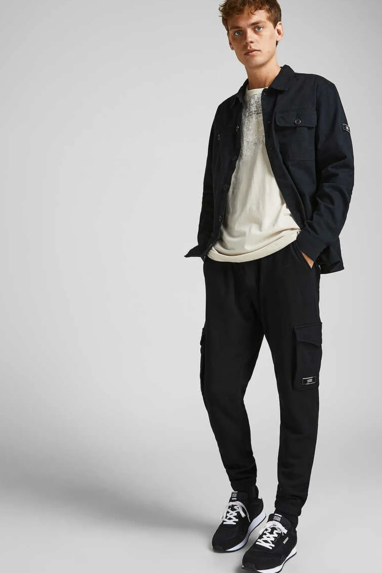 Jack & Jones Calcas Cargo Preto