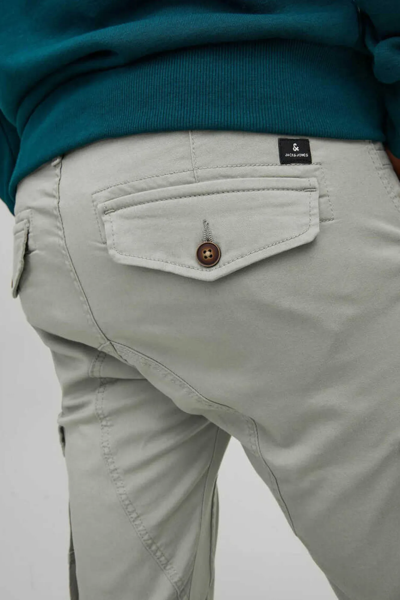 Jack & Jones Calcas Cargo Cinza