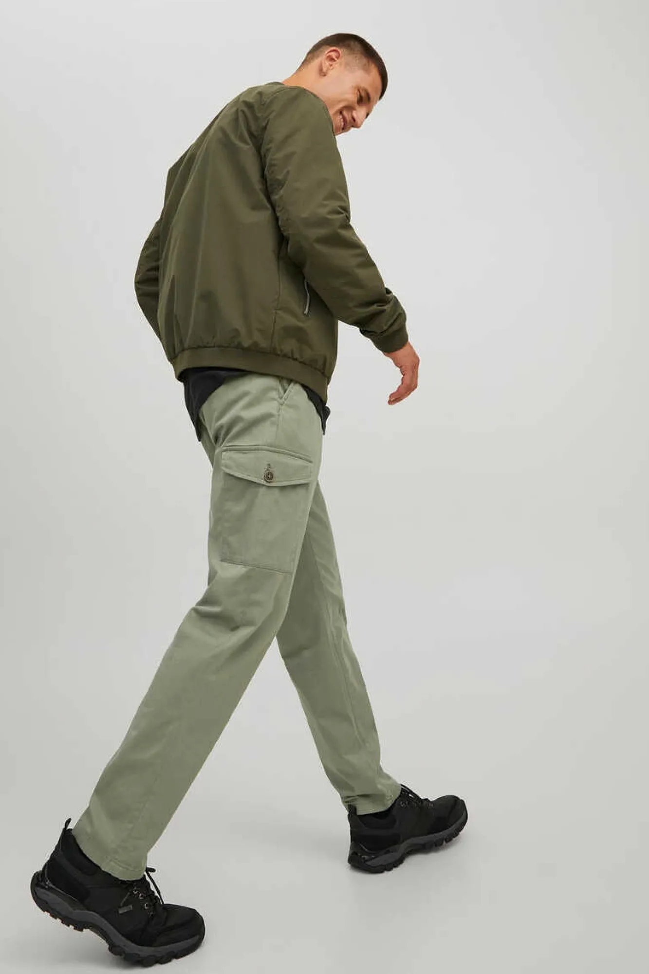 Jack & Jones Calcas Cargo Verde Hot