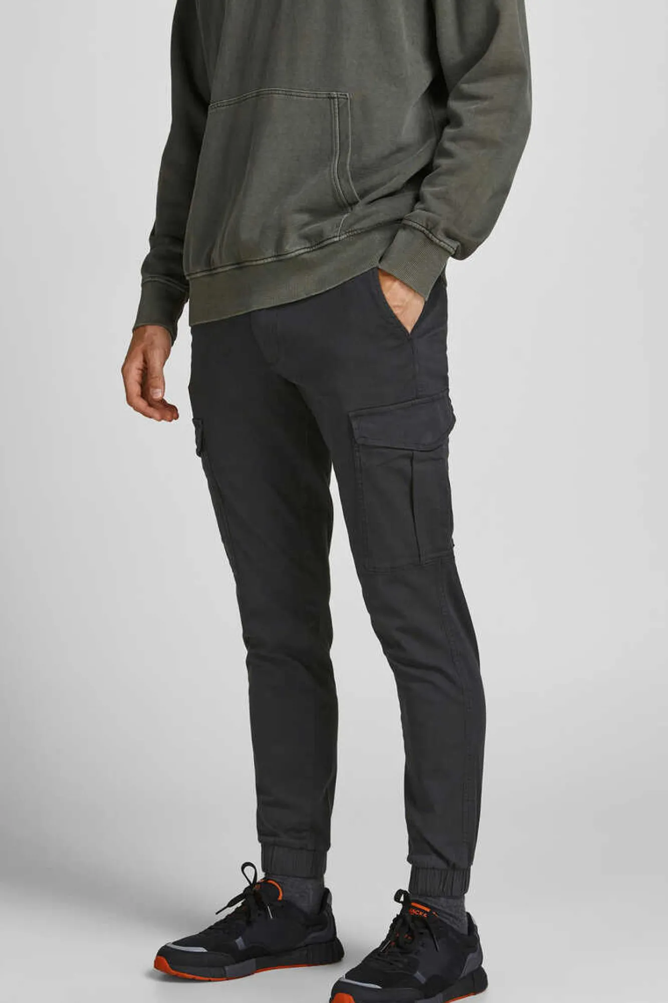 Jack & Jones Calcas Cargo Preto Discount